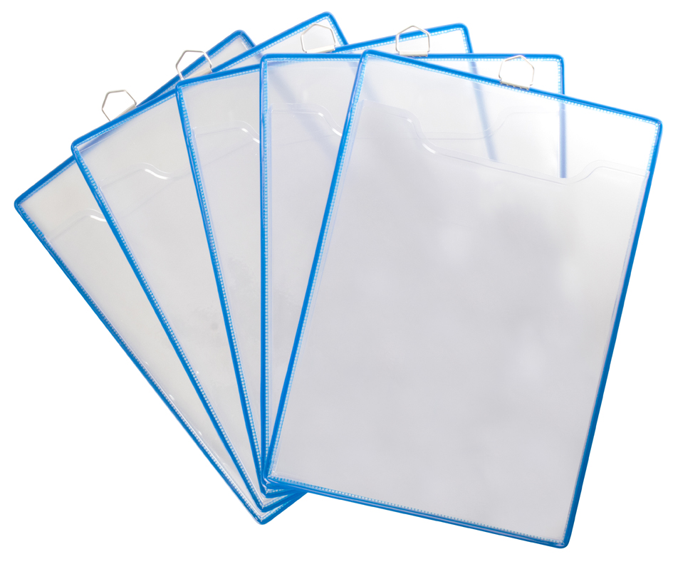 djois by tarifold Porte brochures avec anse, A4, bleu