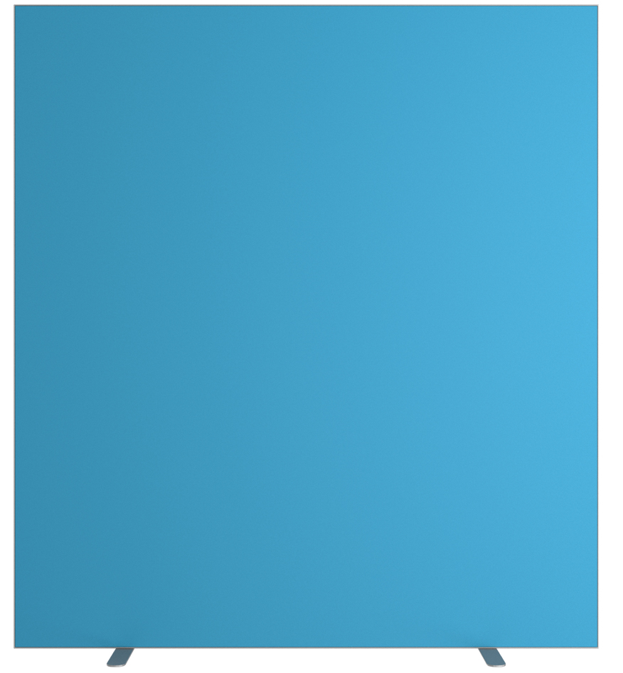 PAPERFLOW Cloison easyScreen, surface textile, bleu
