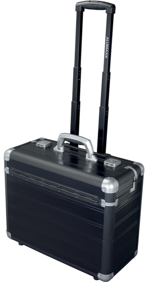 ALUMAXX Valise pour pilotes 'DISCOVERY', aluminium, noir mat