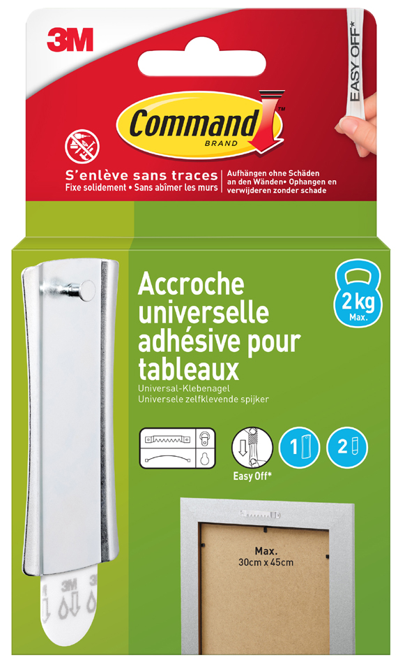 Accroches adhésives pour cadres
