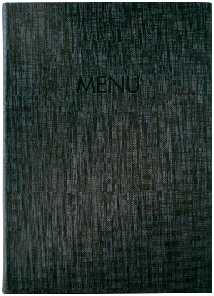 Cartes de menus, plastique