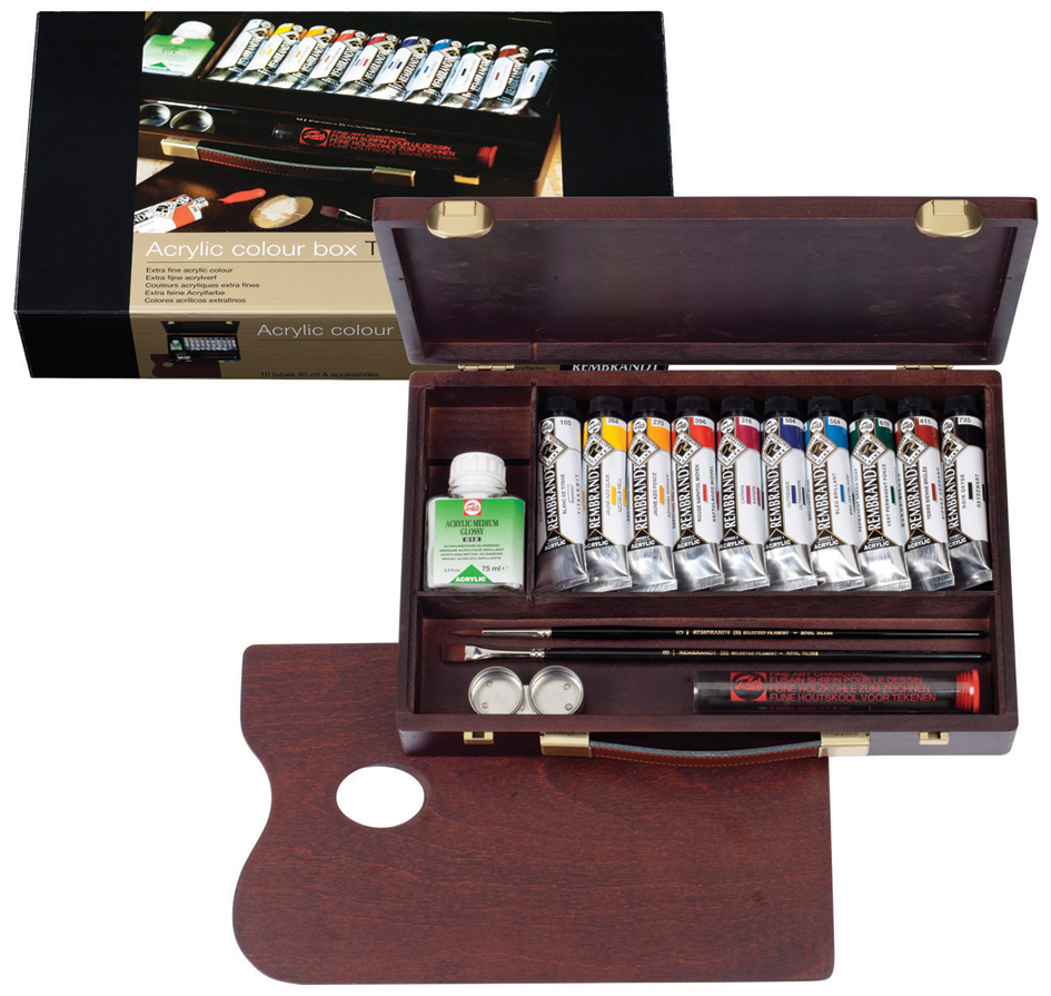 ROYAL TALENS REMBRANDT coffret couleur acrylique 'TRADITIONA