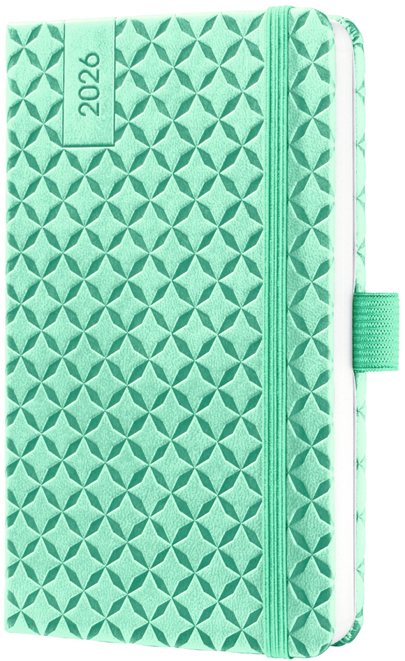 sigel Agenda de poche Jolie Flair 2026, A6, vert menthe