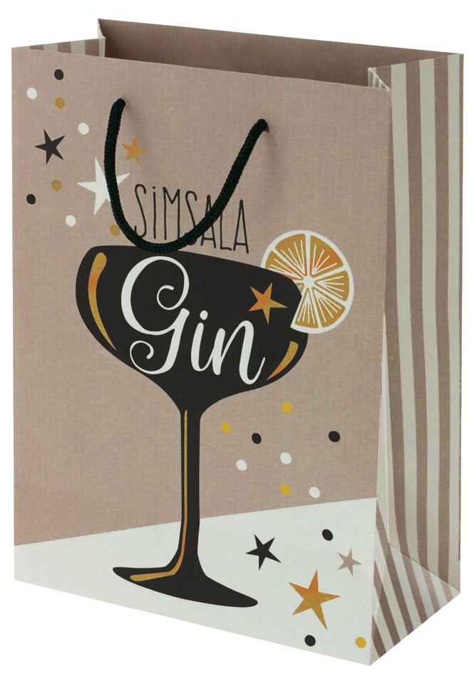 SUSY CARD Sac cadeau 'Simsala Gin'