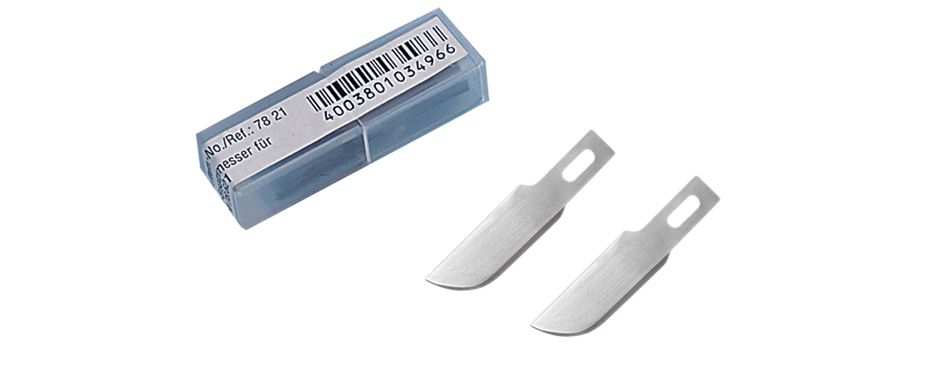Accessoires: lames de rechange pour scalpel
