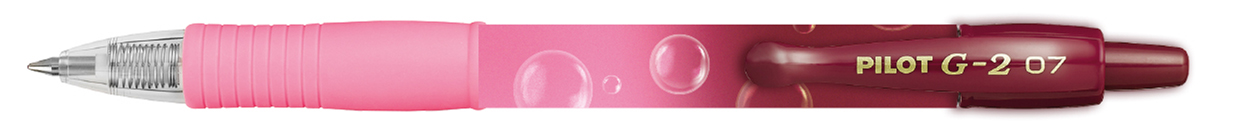 PILOT Stylo à encre gel G2 07 BUBBLE PINK GRADIENT, rose