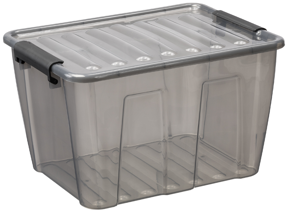 plast team Boîte de rangement HOME BOX, 15 L, gris