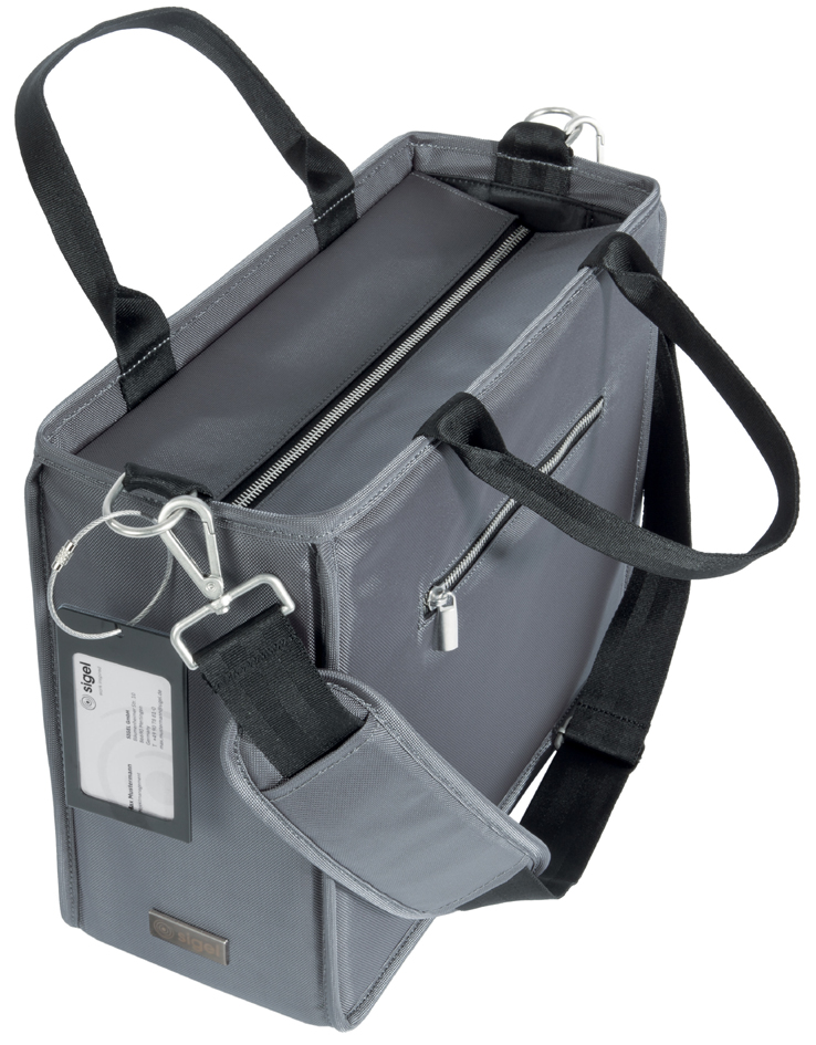 sigel Sacoche Business Desk Sharing Bag, RPET, M, gris