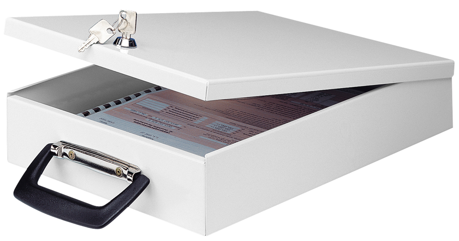 WEDO Caissette de documents, A4, avec poignée de valise