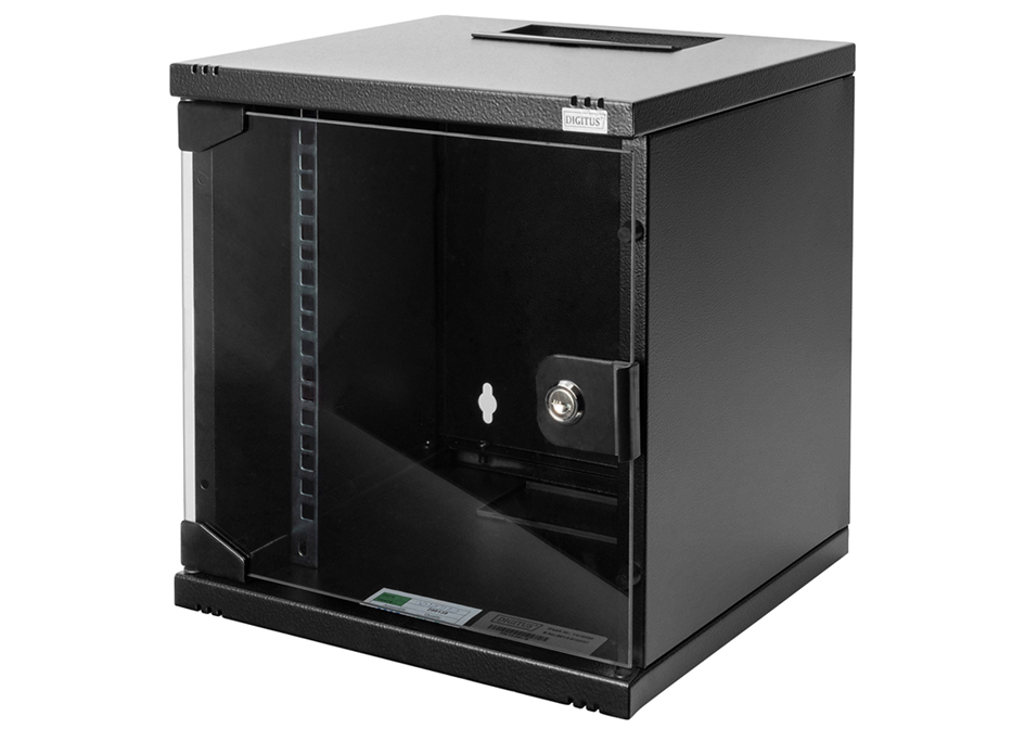 DIGITUS Coffret mural 10', 6 U, (L)312 x (P)300 mm, noir