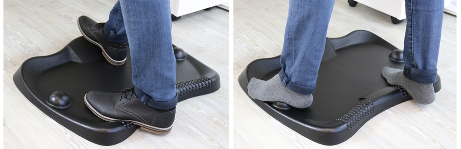 Détail : utilisable avec et sans chaussures
