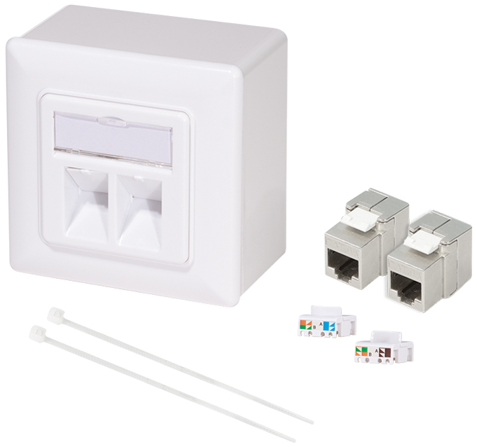 Prise RJ45 cat. 6A, blindé