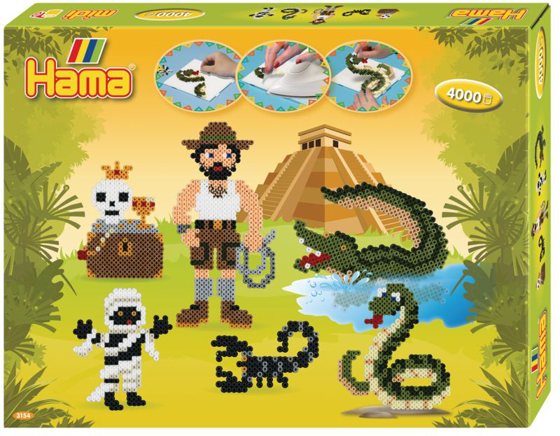 hama Perles à repasser midi 'Aventure', coffret cadeau