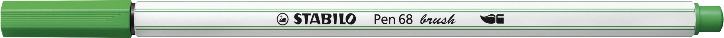 STABILO Feutre pinceau Pen 68 brush, vert émeraude