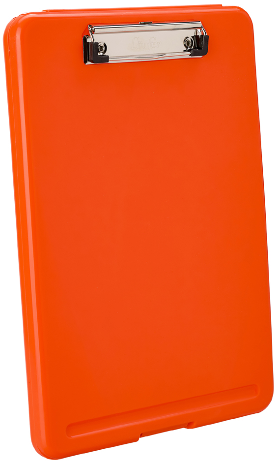 Porte-bloc à pince Safety, orange