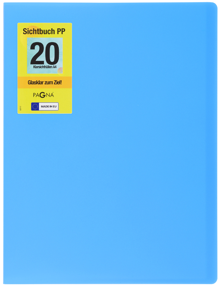 PAGNA Protège-documents 'School', A4, bleu clair