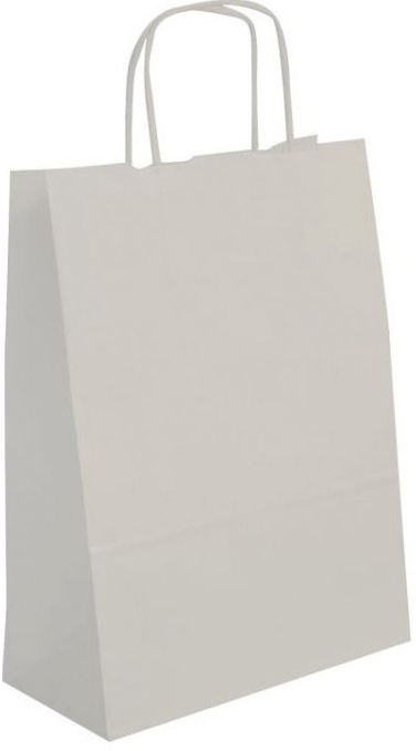 APLI Sac en papier, kraft, grand, blanc