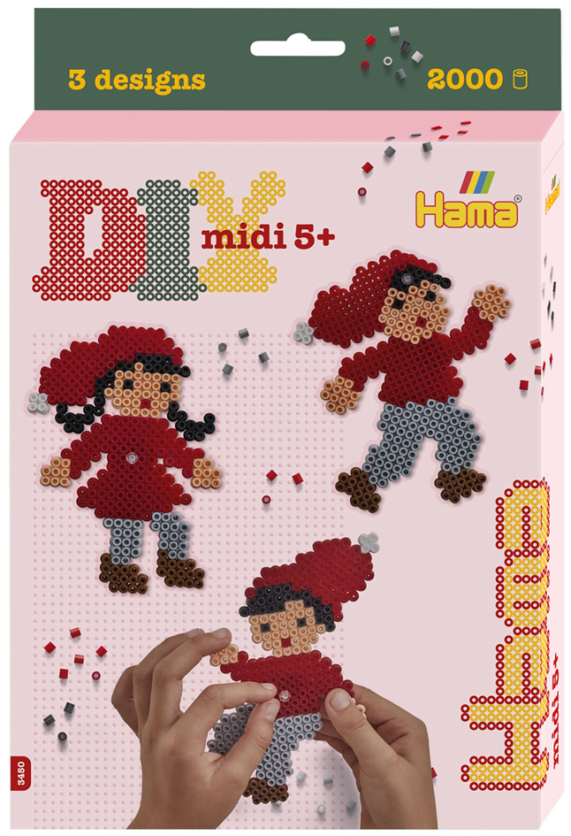 Hama Perles à repasser midi 'Lutins de Noël', coffret cadeau