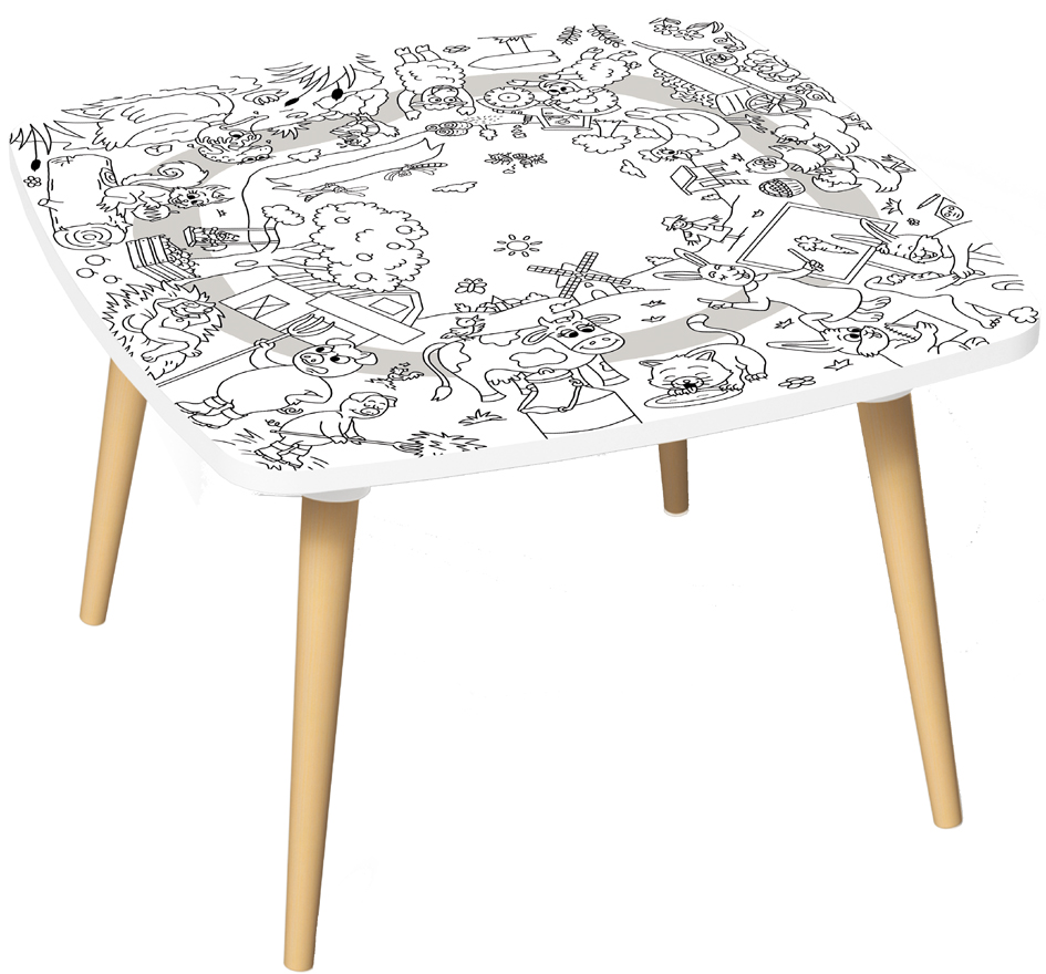 PAPERFLOW Table à dessiner JUNGLE', hauteur: 400 mm