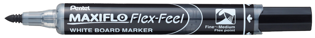 Pentel Marqueur pour tableau blanc MAXIFLO Flex-Feel, bleu