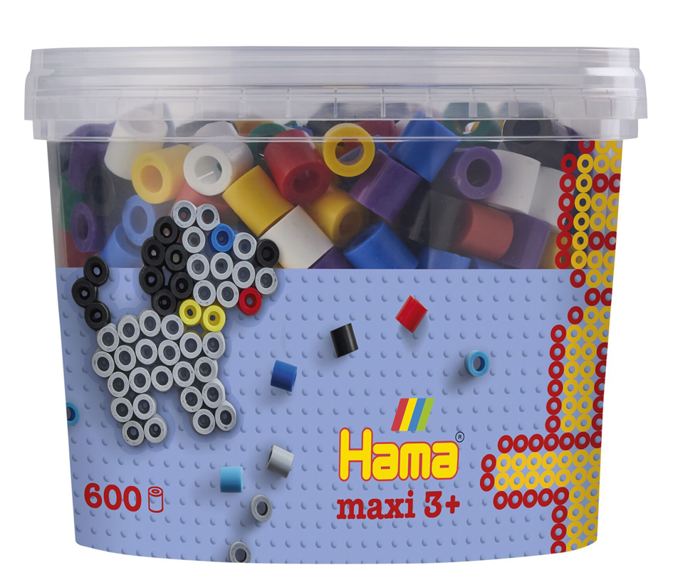 Hama Perles à repasser maxi 'mélange de couleur vive', boîte