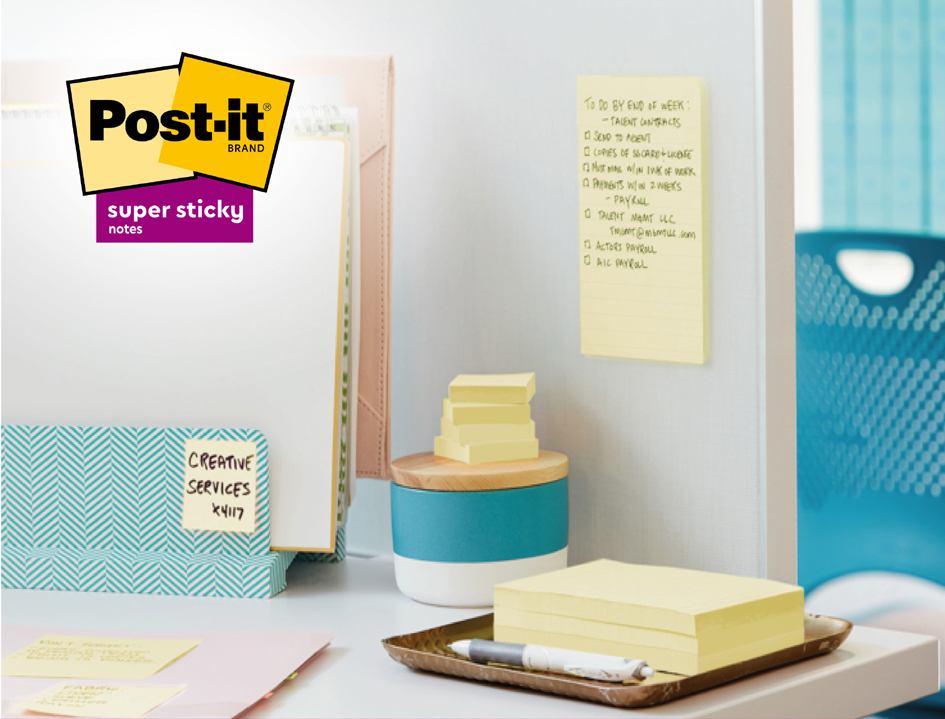 Notes adhésive recyclés, haute adhérence