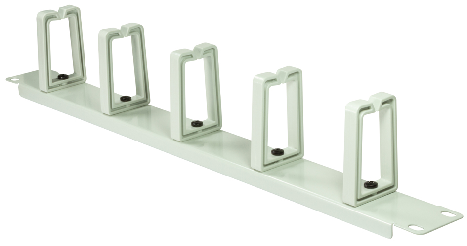 LogiLink Panneau de gestion de câbles 19', 1 U, 5 anneaux en