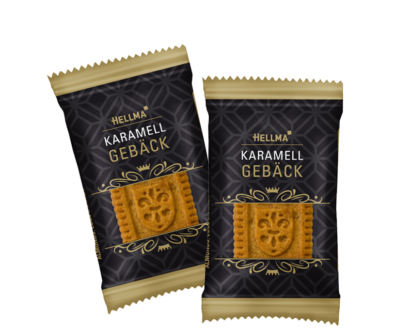 Biscuit élégant au caramel, unités