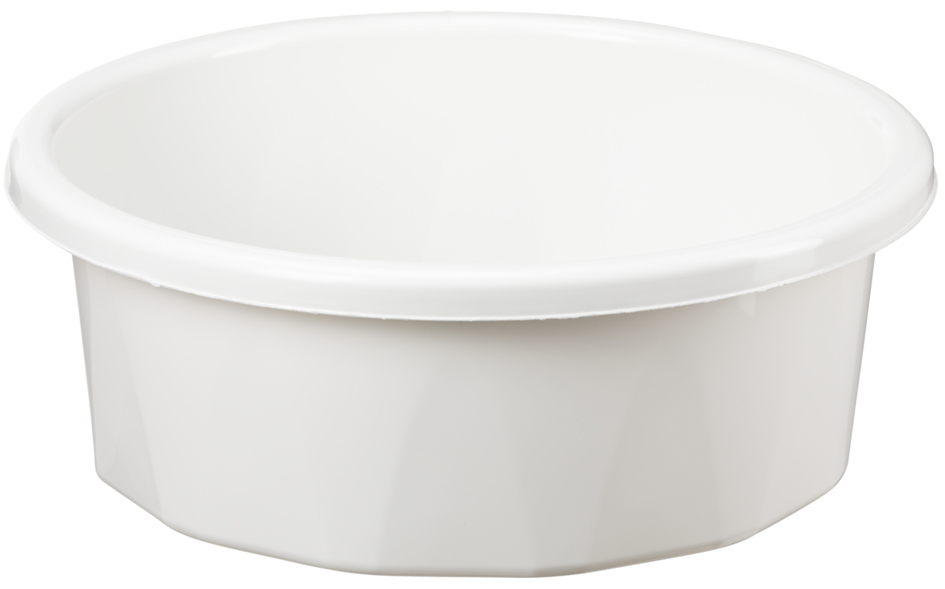 plast team Bassine 'DIAMANT', PPC, 8 litres, blanc