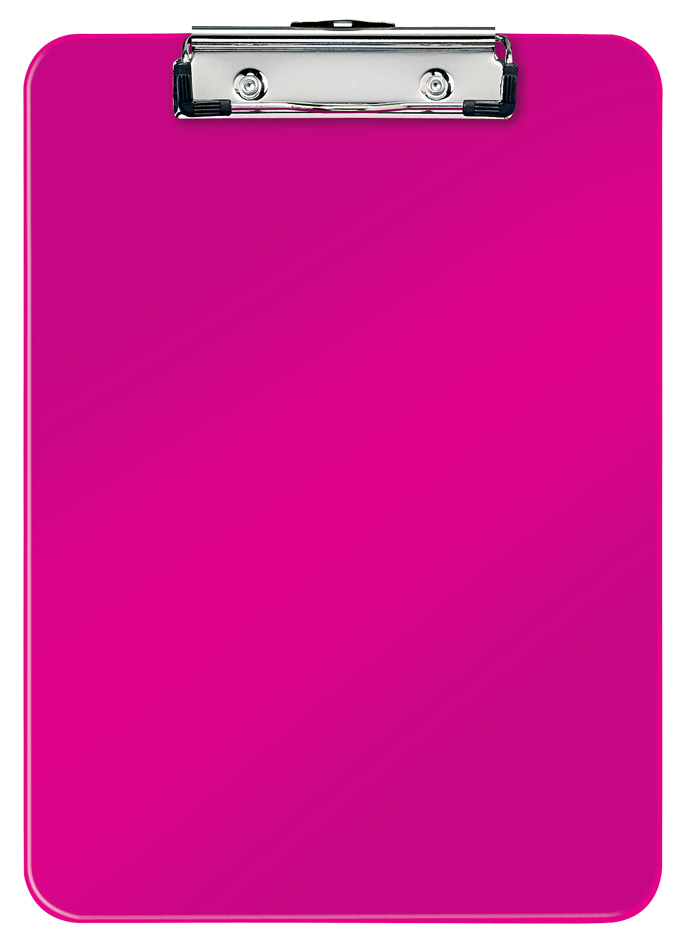 LEITZ Porte-bloc WOW, A4, en polystyrène, rose vif