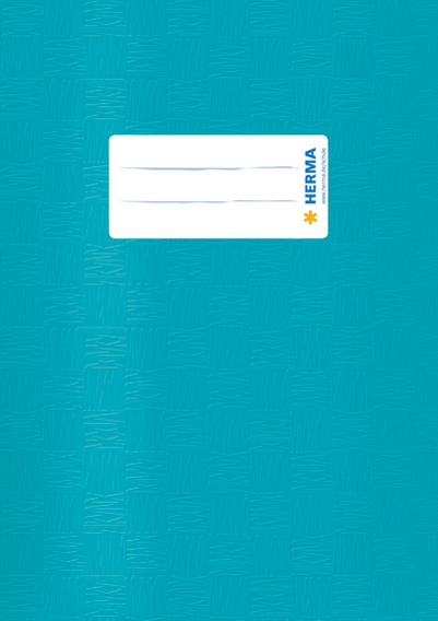HERMA Protège-cahier, A5 paysage, en PP, bleu foncé opaque