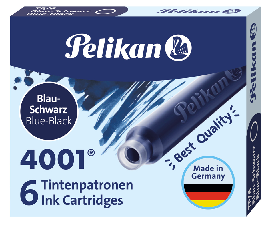 Cartouches d'encre 4001 TP/6, bleu-noir