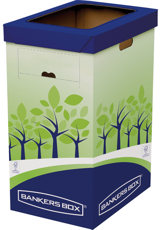 BANKERS BOX Collecteur de recyclage, grand