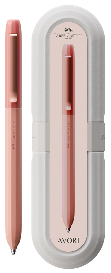 FABER-CASTELL Stylo bille rétractable AVORI XB, Inner Fire