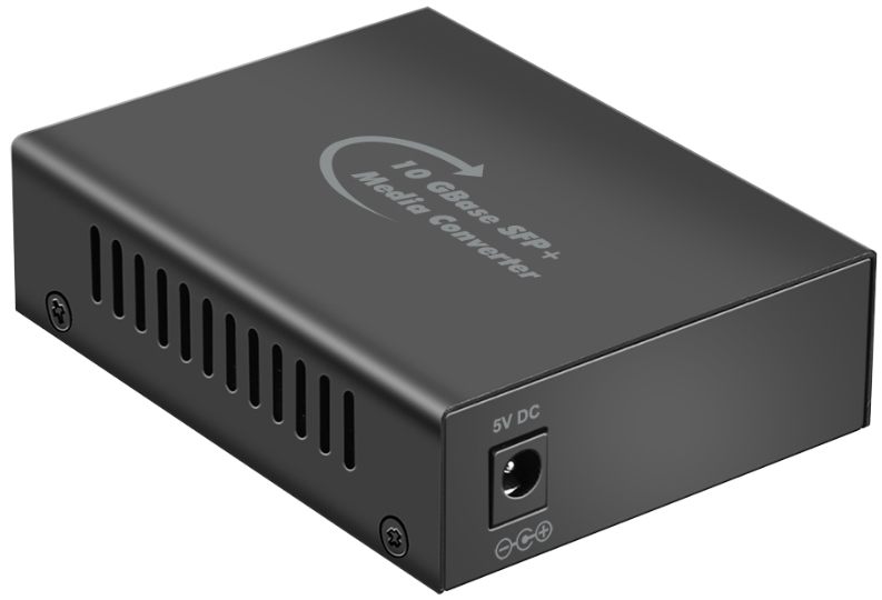 LogiLink Convertisseur média 10 Gigabit, RJ45/SFP+, noir