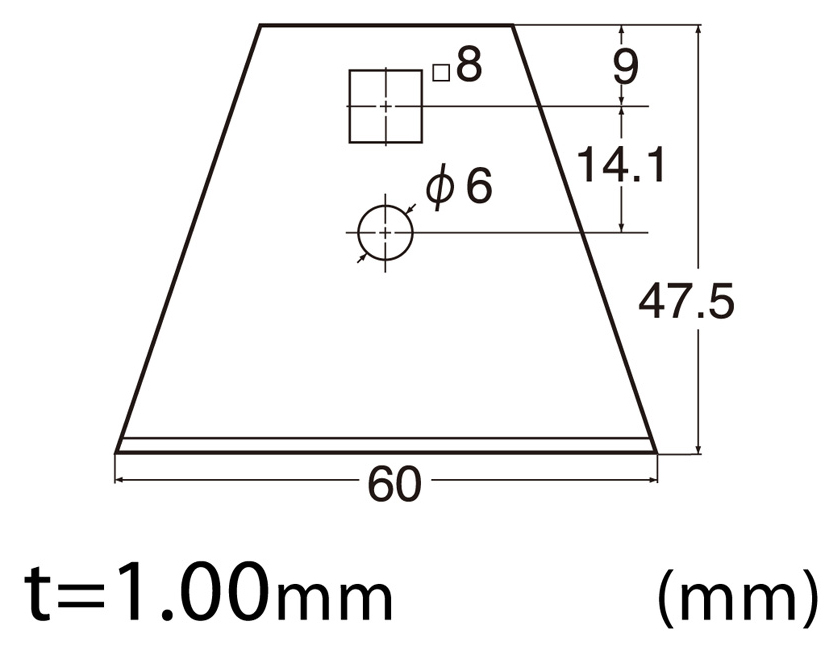 NT Cutter Lame de rechange BZL11P 6,0 mm