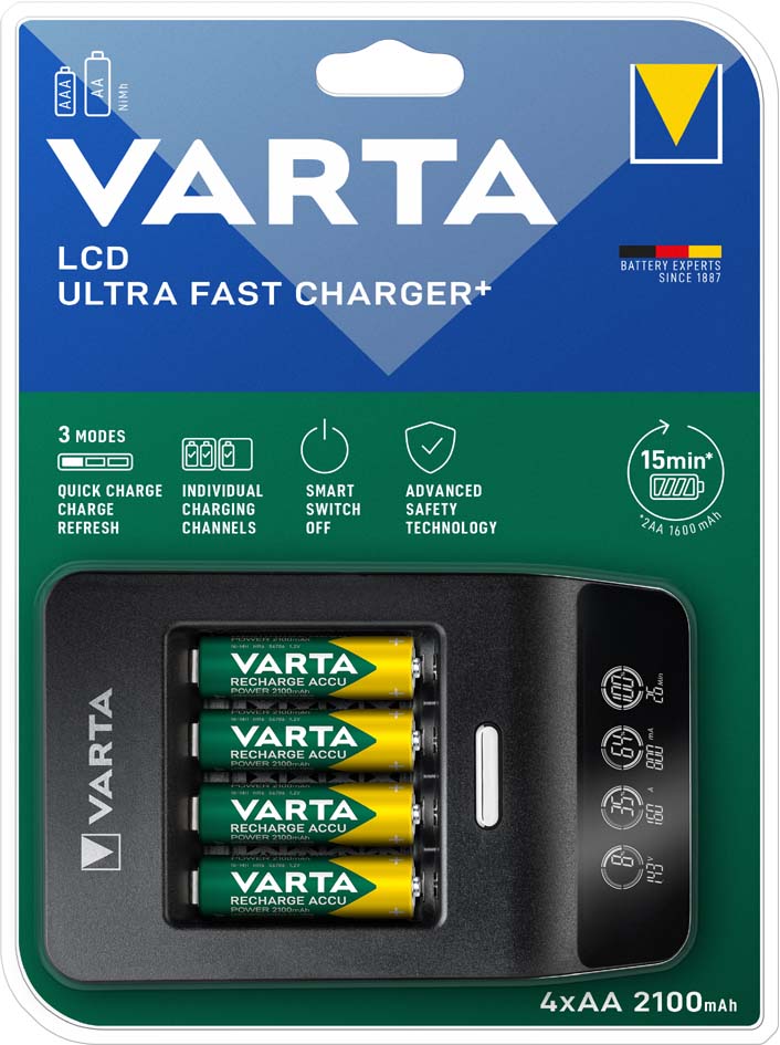 Chargeur LCD Ultra Fast Charger+, emballage