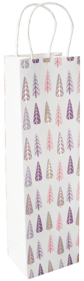 sigel Sac cadeau pour bouteille Pine Trees