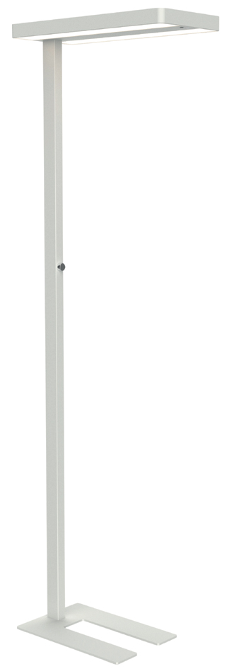 MAUL Lampadaire à LED MAULjuvis, dimmable, socle, blanc