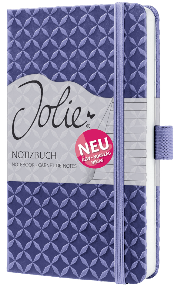 sigel Carnet de notes Jolie Flair, simili cuir, A6, violet