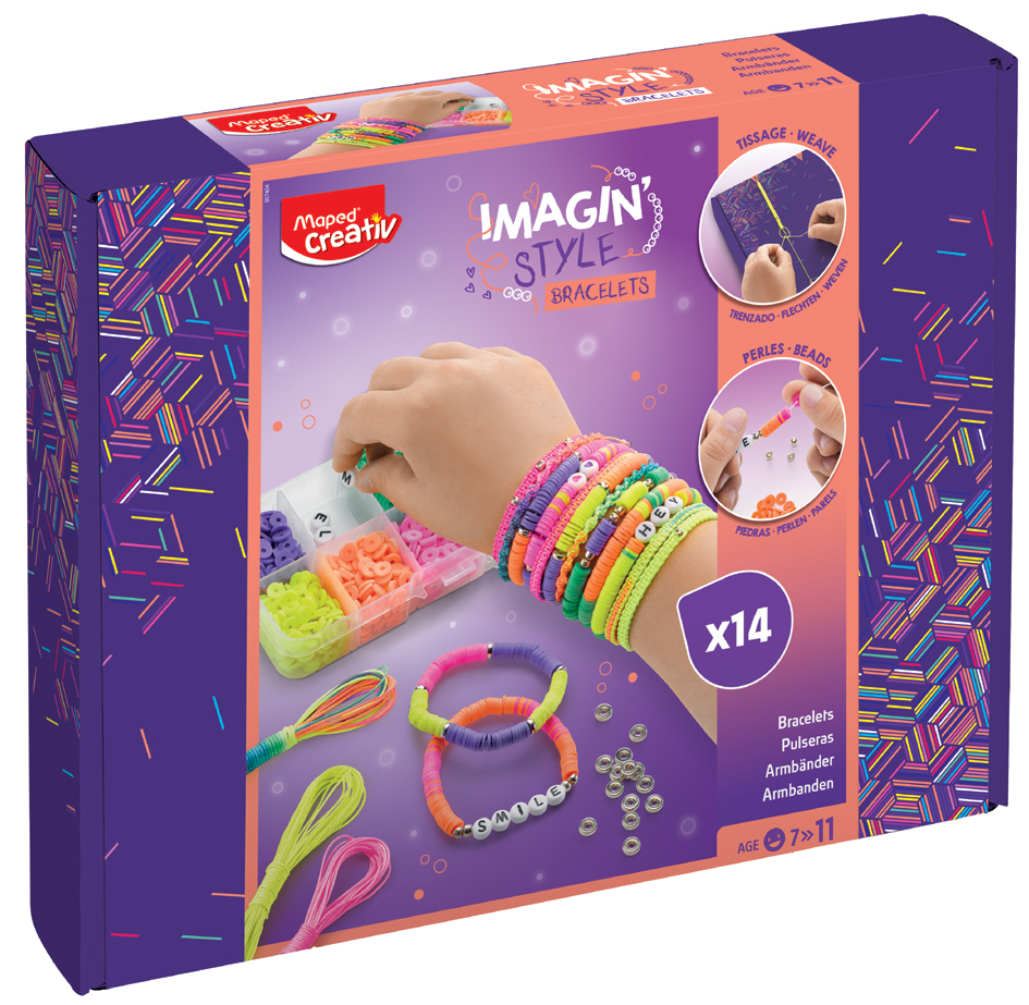 Maped Creativ Kit bijoux bracelet NEON IMAGIN'STYLE