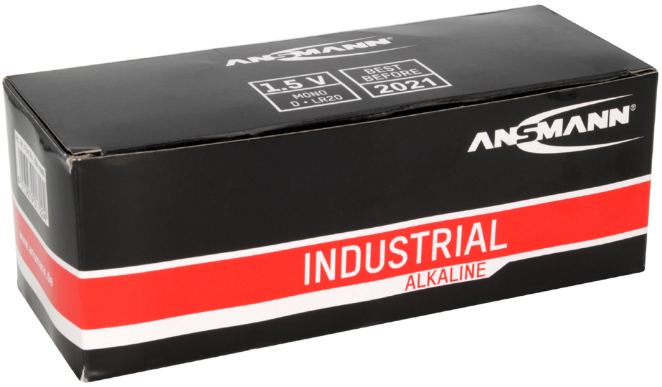 ANSMANN Pile alcaline 'Industrial', Mono D, pack de 10