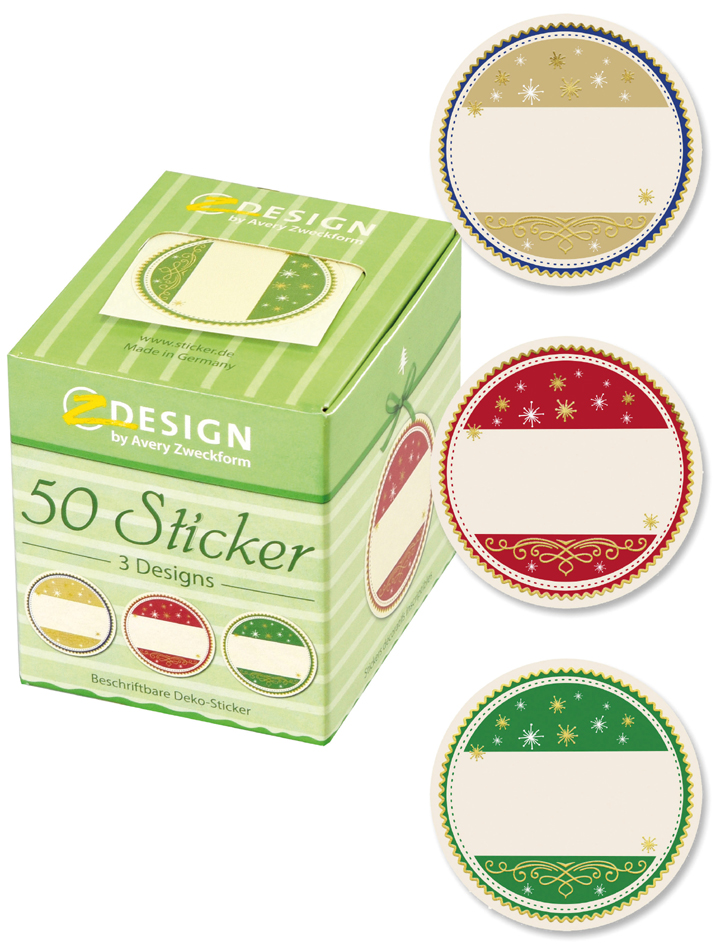 Stickers de Noël, sur rouleau