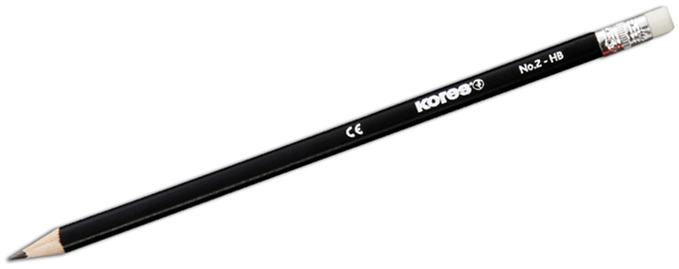 Kores Crayon Grafitos, degré de dureté: HB, triangulaire