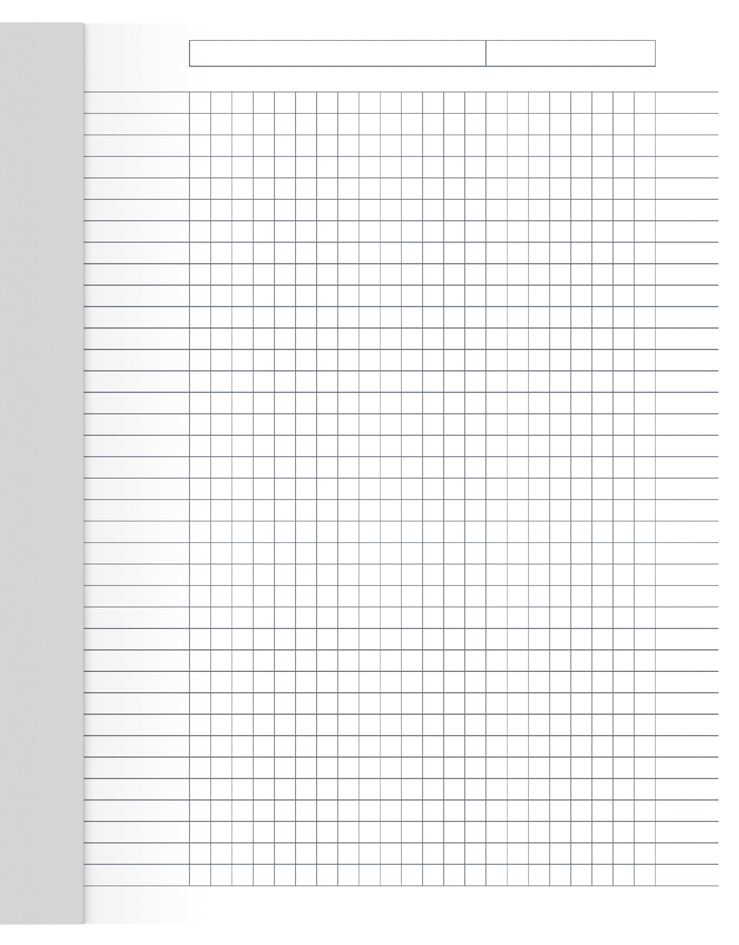 Visuel de référence : ligné (quadrillé)