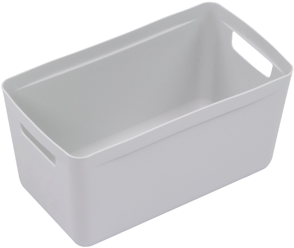 kangaro Boîte de rangement, PP, 5 litres, gris