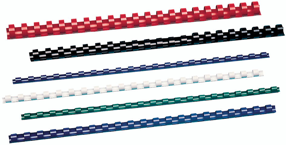 Peigne à relier plastique, 21 anneaux