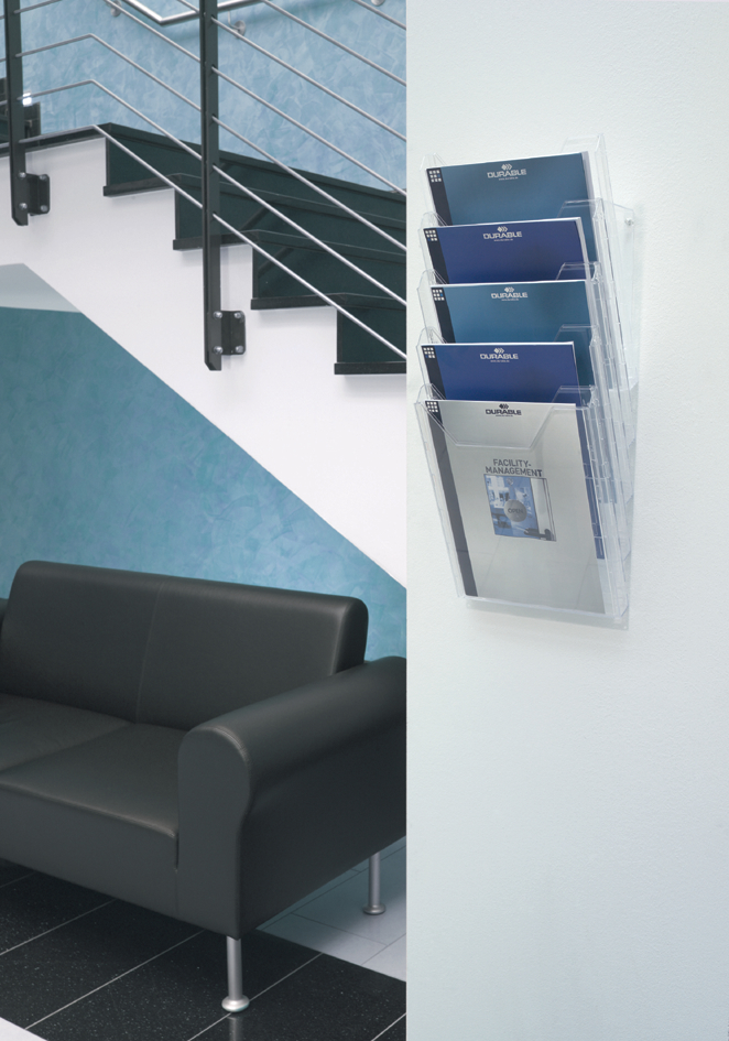 DURABLE Porte-brochures COMBIBOXX A4 set XL, transparent