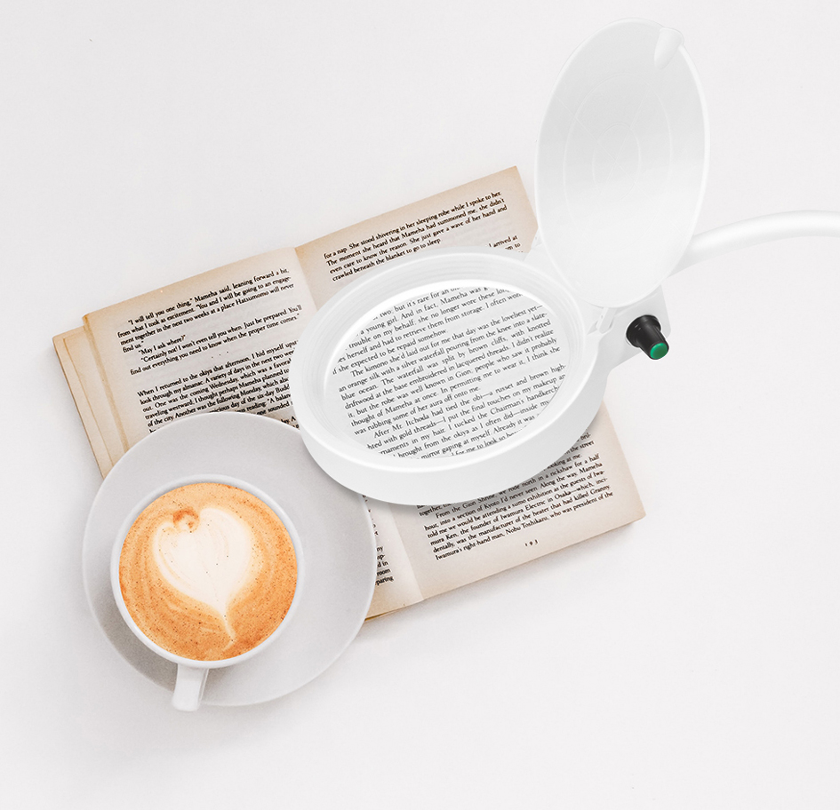 Lampes loupe sur socle
