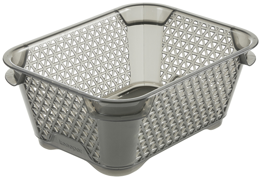 keeeper Corbeille de rangement 'mirko', A7, crystal-grey